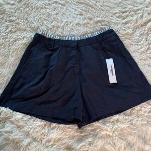 NWT Vigoss Blue Linen Cotton Blend Shorts Size XL